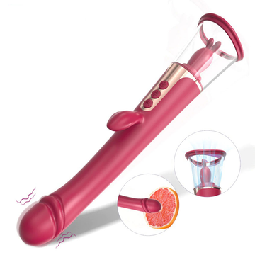 Clitoris Sucker Rabbit Vibrator / Tongue Licking G-Spot Massager / Female Sex Stimulation - EVE's SECRETS